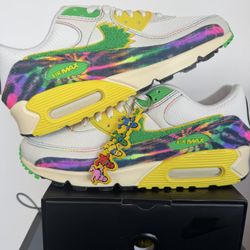 Nike Air Max 90 x Grateful Dead x University Of Oregon Sz 8.5