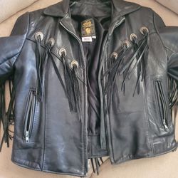 Leather Jacket Size 12