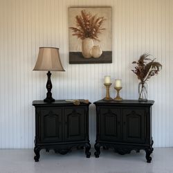 French Provincial Nightstands - Nightstand Set - Dresser Set - Side Tables 