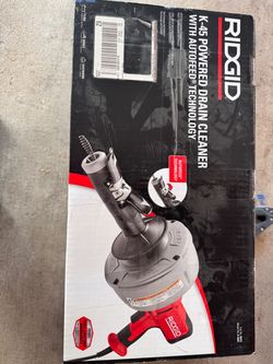 Ridgid K45 Drain Rodder - New