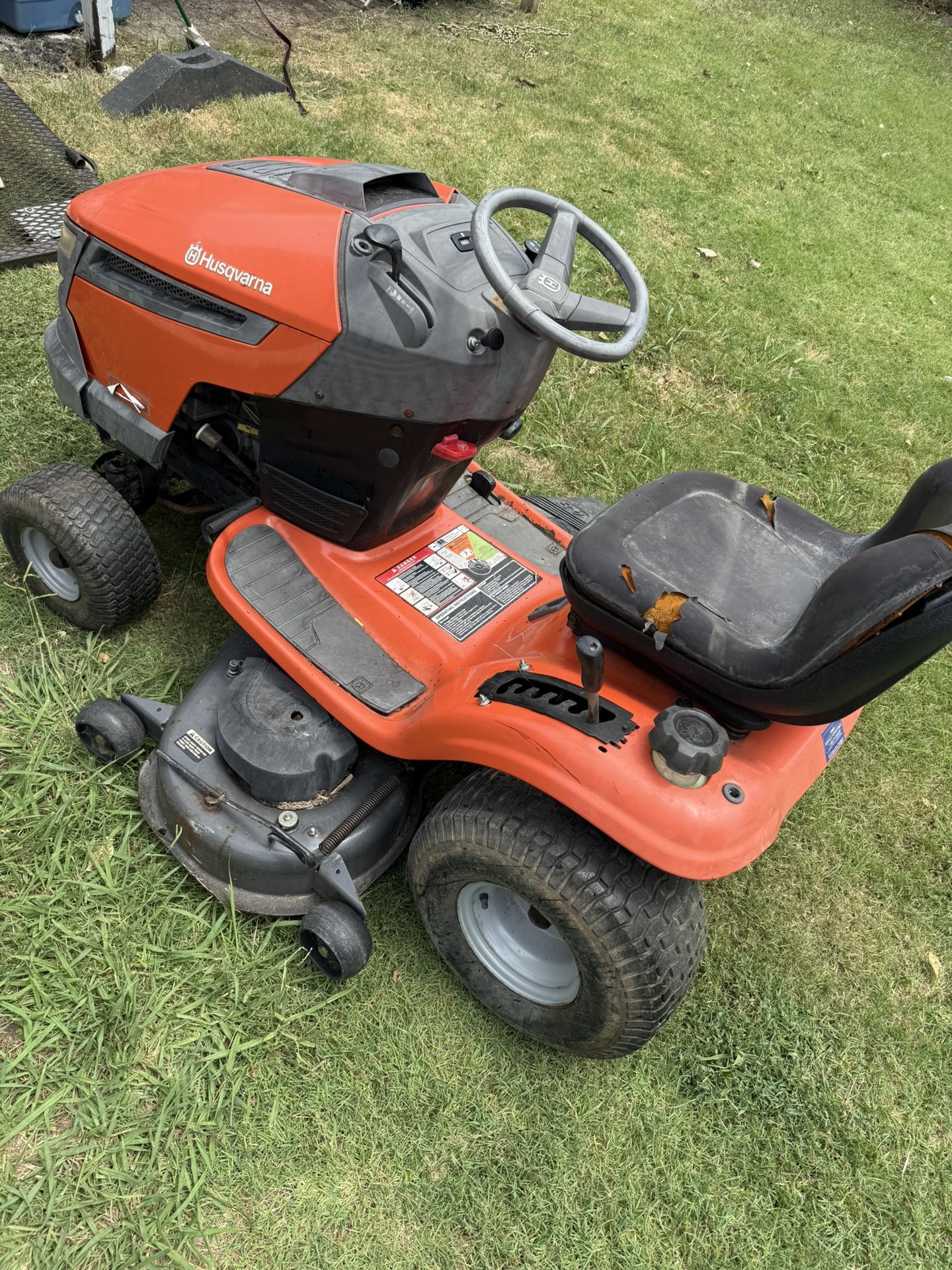 Husqvana Riding Lawn Mower $200