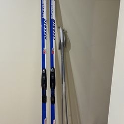 Atomic Classic Touring Nordic cross country skis with poles