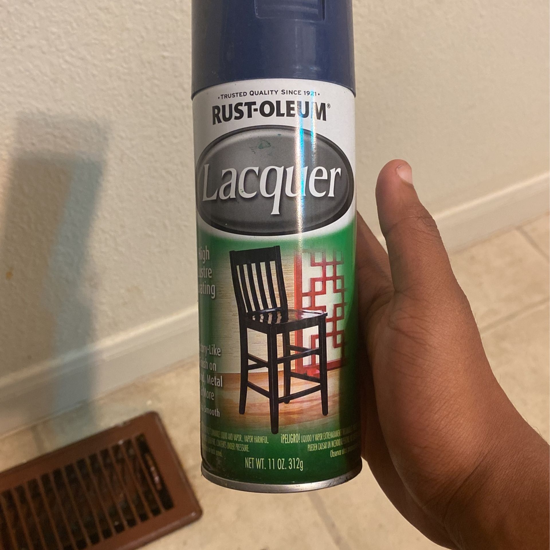 Blue Spray Paint
