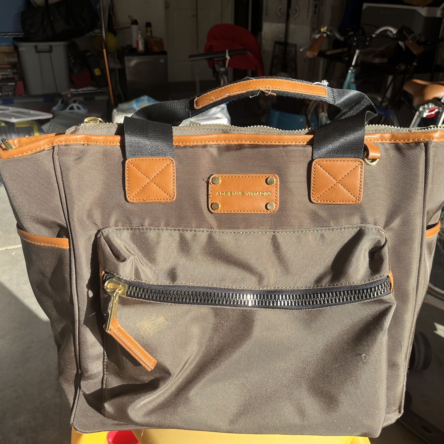 Adrienne vittadini travel tote best sale