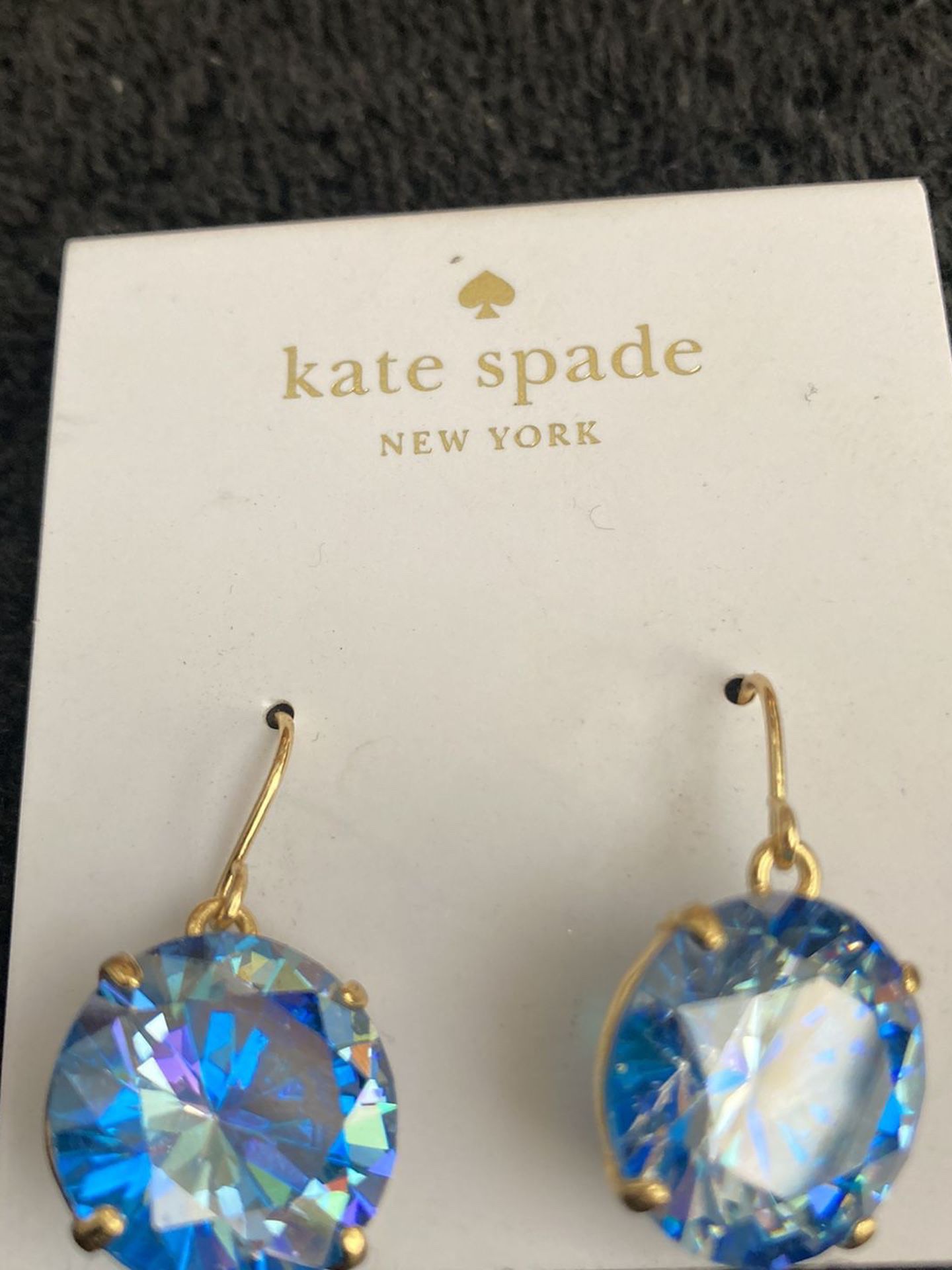 Kate Spade New York WBRUD546001 French Wire Drop Earrings, Blue