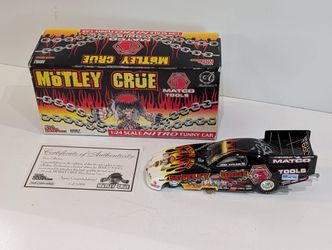 Signed Jim Epler Motley Crue 1:24 Nitro Funny Car Diecast Matco Tools COA