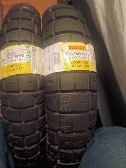 Pirelli Scorpion Rally STR Motorcycle Tire Pair