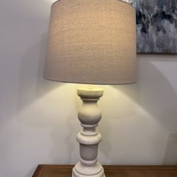 Farmhouse Lamp (29” Tall)- One Available 