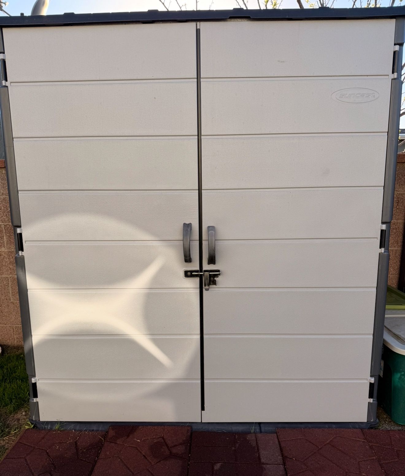 Outdoor Vertical Storage Shed