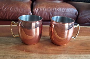 2 Moscow Mule Mugs