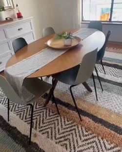 Dining table and chairs