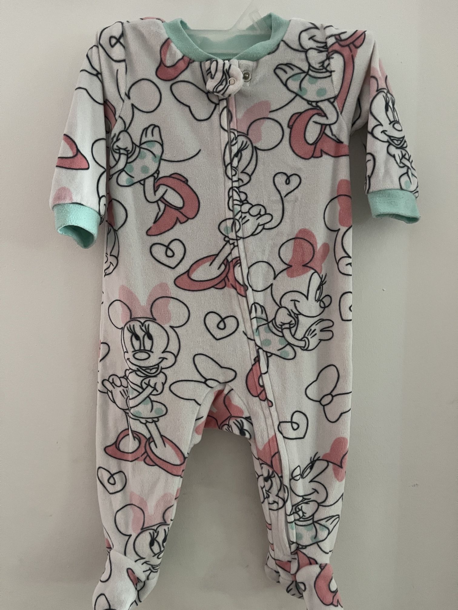 Disney Baby Brand - Warm Minnie Mouse Baby Sleeper - Baby Size 3-6 Months