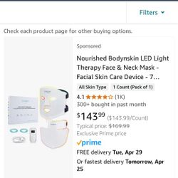 **LED Light Therapy Mask**