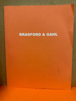 Bradford & Gahl Book - Limited Edition