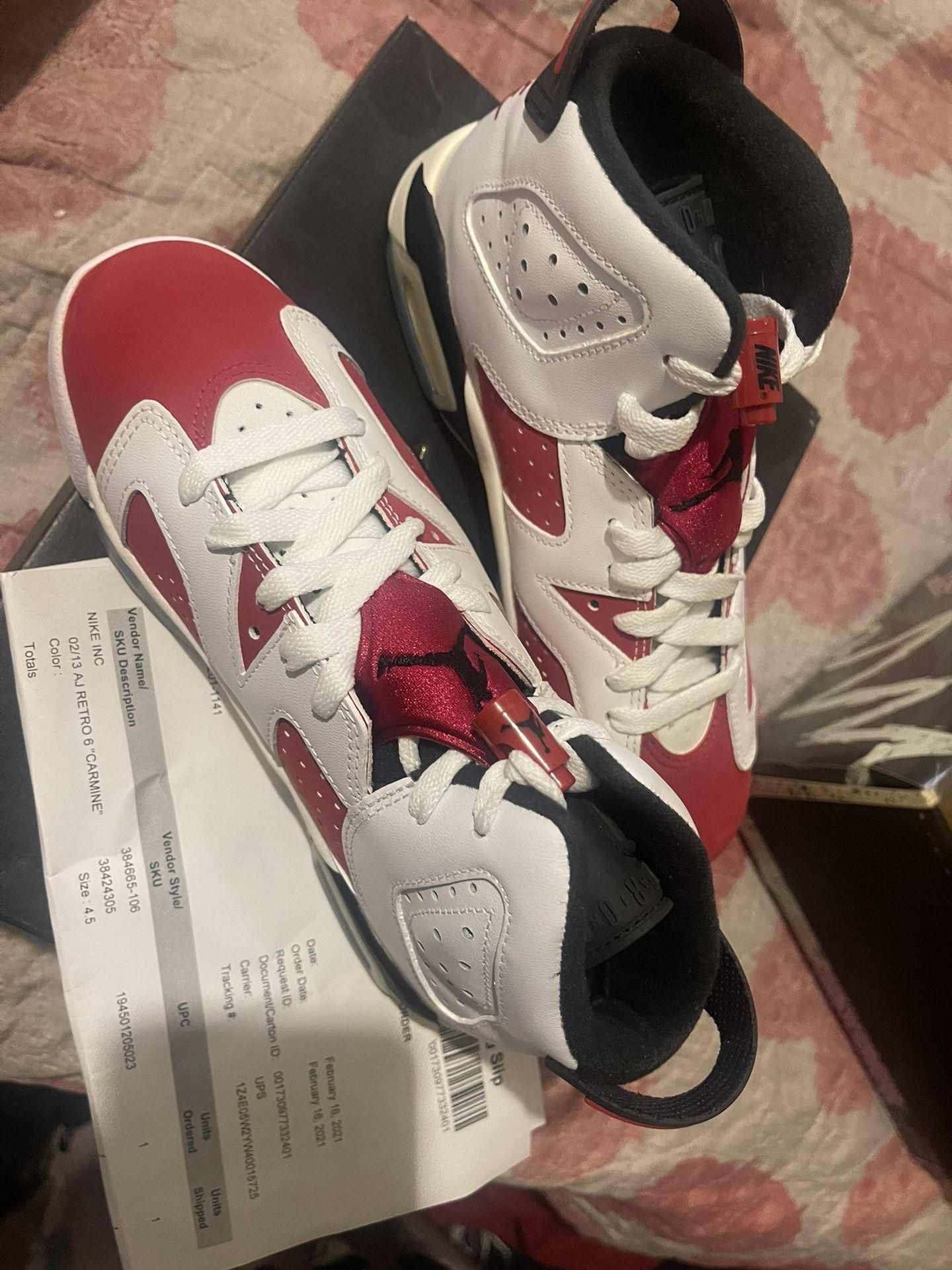 Jordan 7 Carmine Size 4.5y