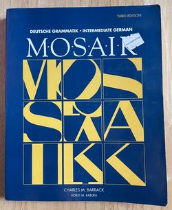 Mosaik Deutsche Grammatik Intermediate German Third Edition