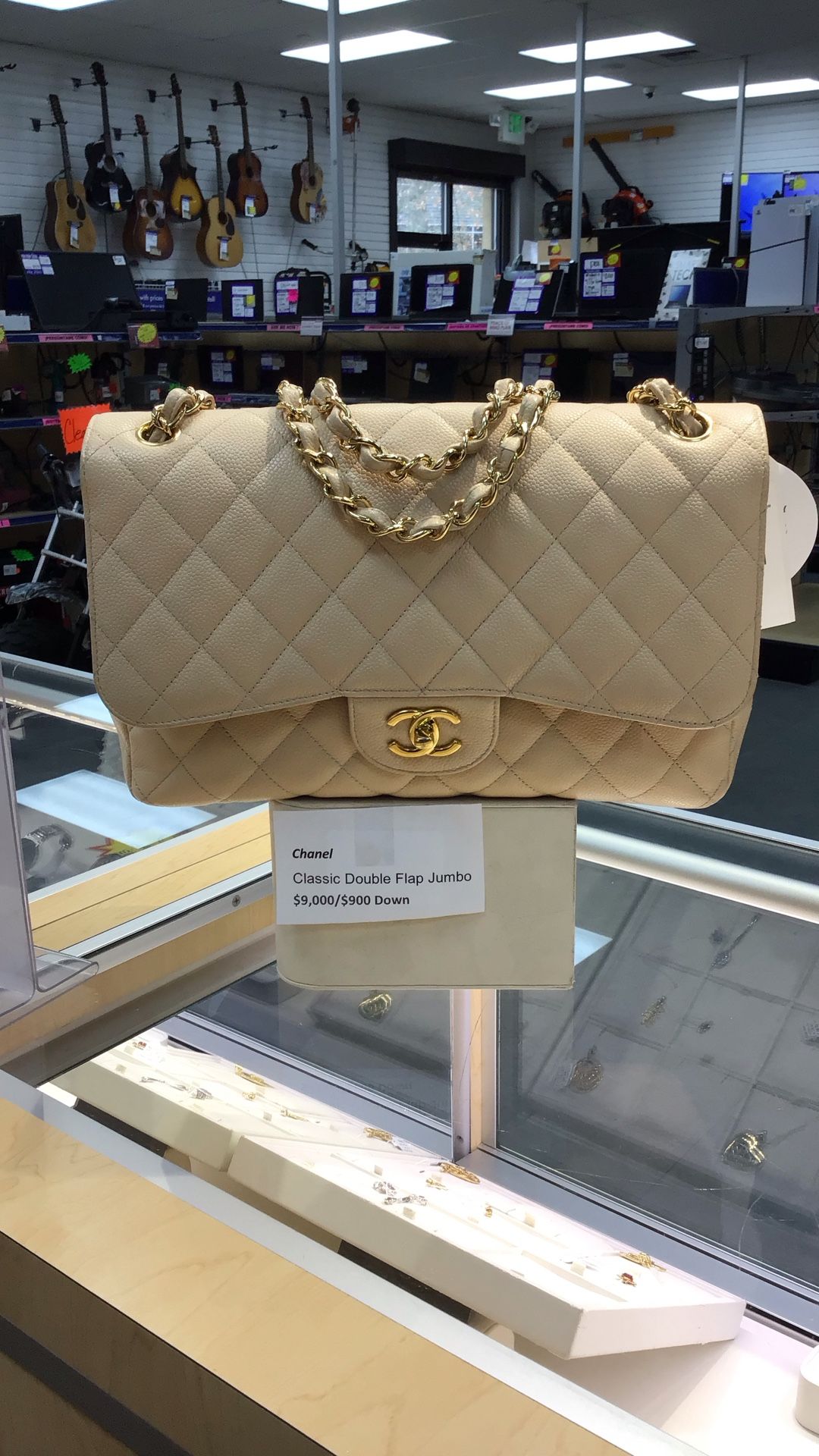 VERIFIED Chanel Classic Double Flap Jumbo