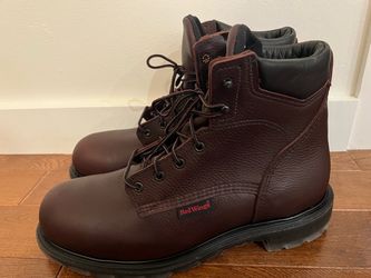 RED WINGS 2406 steel tie safety work boots size 12D