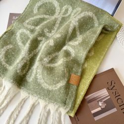 Loewe Green Scarf 