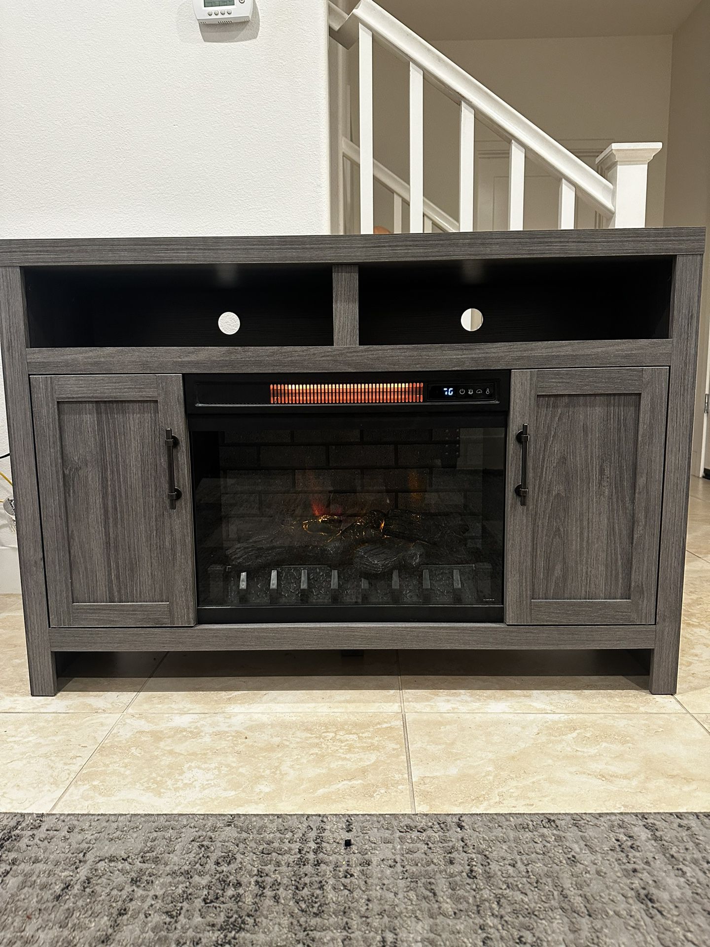 TV stand with Fireplace