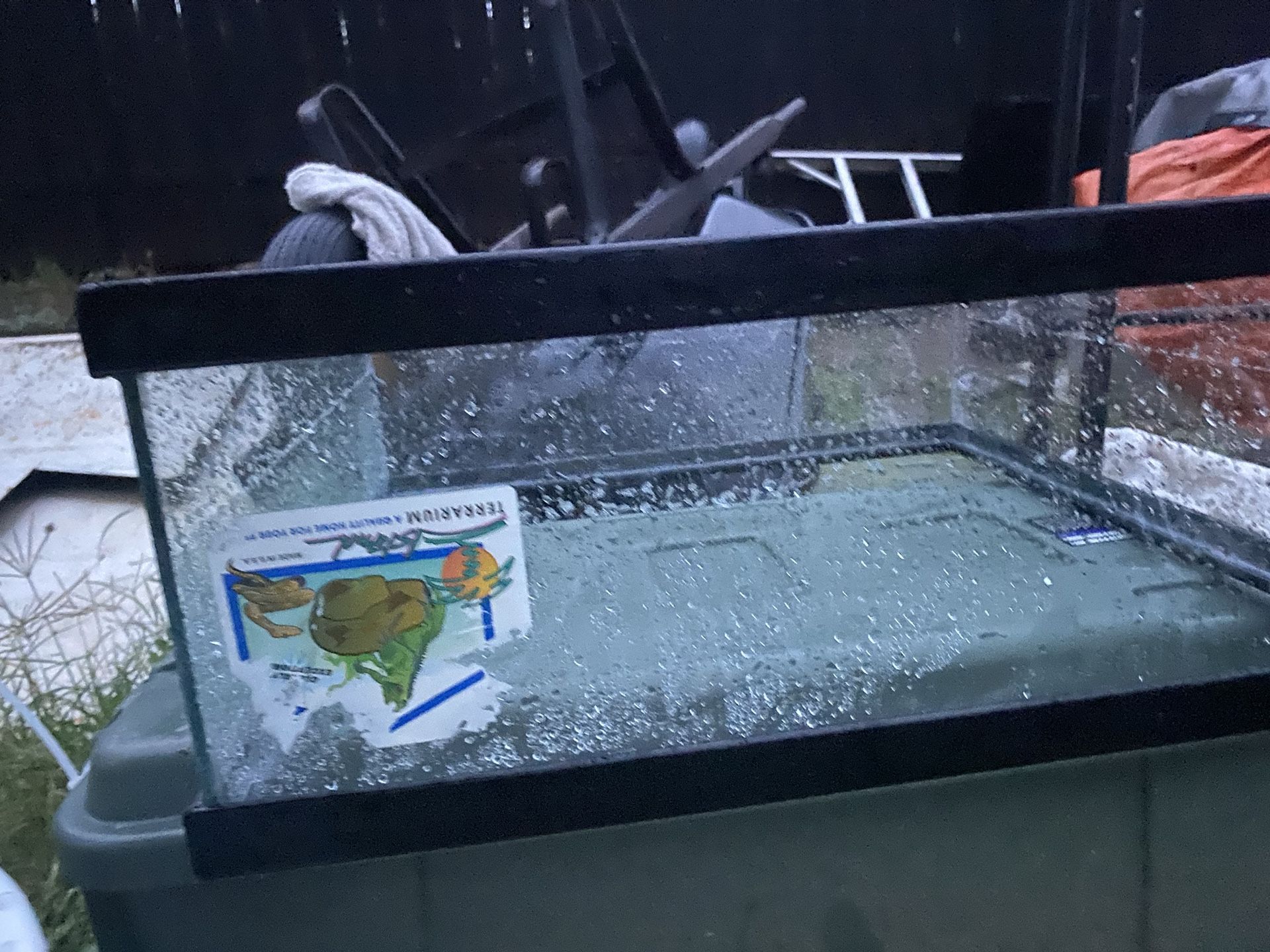 Terrarium-reptile-turtles-fish