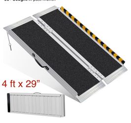 Portable RAMP - aluminum size 48” long by 29” wide. For Curbs, Trucks vans