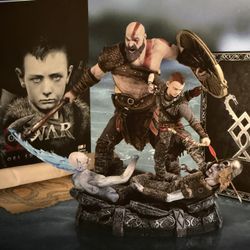 Kratos And Atreus Statue