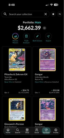 Pokemon card collection