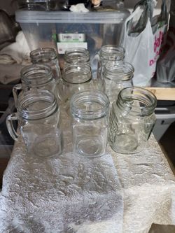 Drinking mason Jars