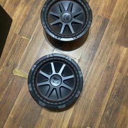 2 12” kicker comp vrs and 2 12” boxes