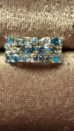 Blue Topaz Ring