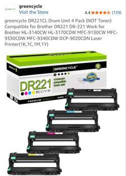 4 Pack DRUM UNIT set