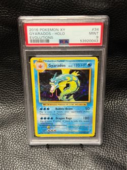 GYARADOS HOLO 34/108 2019 EVOLUTIONS PSA9