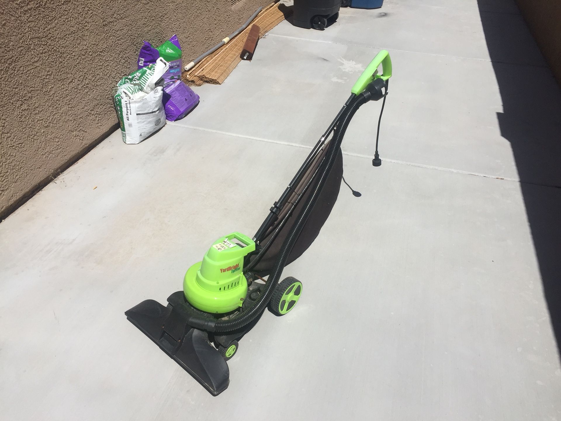 Turf Vac Yard Bright!
