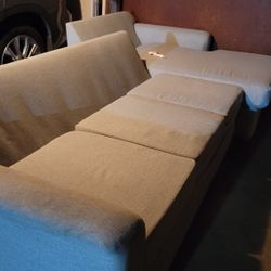 Sofa With Chaise - 4 Seaters