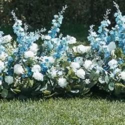 Wedding Ground Arch & Aisle decor