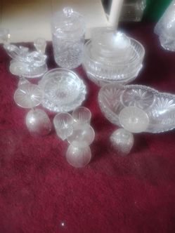 Vintage Variety Beautiful Crystal Glass '1960