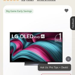 48in LG OLED evo AI smart tv