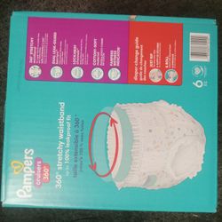 Size 6 Pampers 360 Cruisers Diapers 