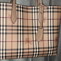 Authentic BURBERRY Reversible Checker Tote