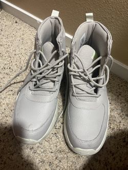 Gray Nike Boots