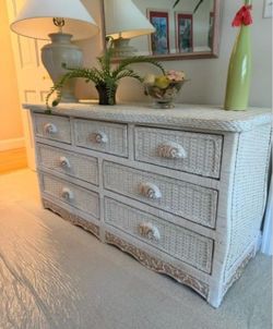 Wicker bedroom set pier one import Jamaica collection