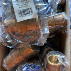 10 Brass Gate valves 