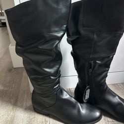 Black Women Boots Size 9 