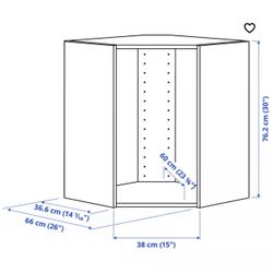IKEA Corner Wall Cabinet