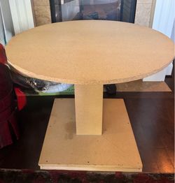 36” Round Tables w/ Glass Tops – Designed for Fabric Draping (2 available)