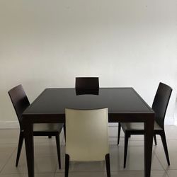 Dinning Table + Mirror+ Chairs+stools 