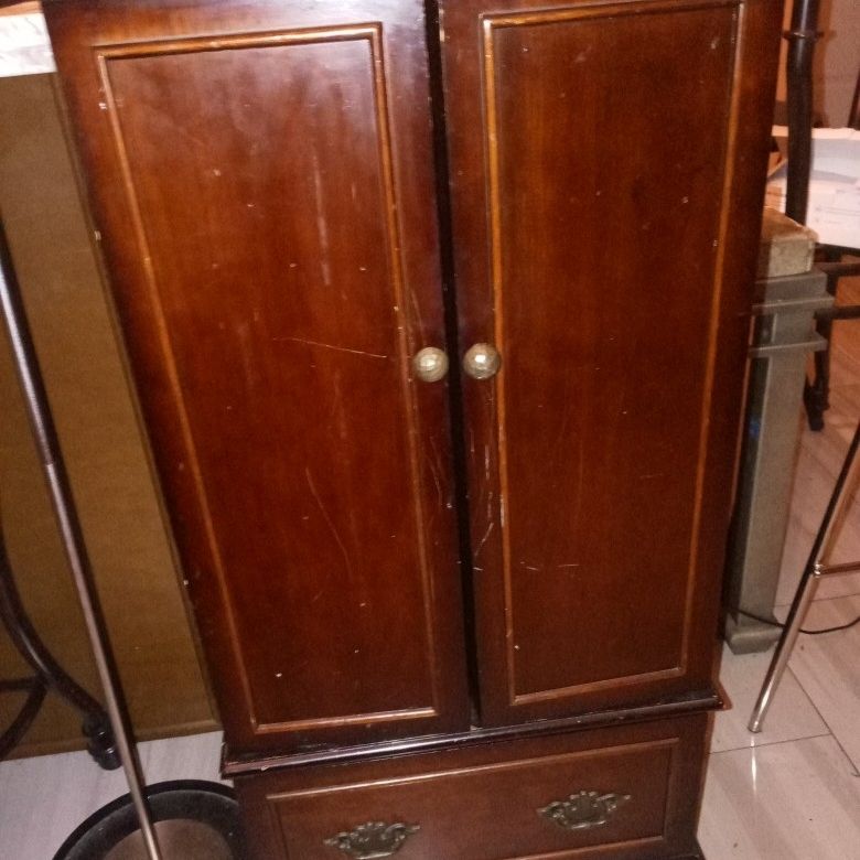 Antique Jewelry Cabinet Rare Item
