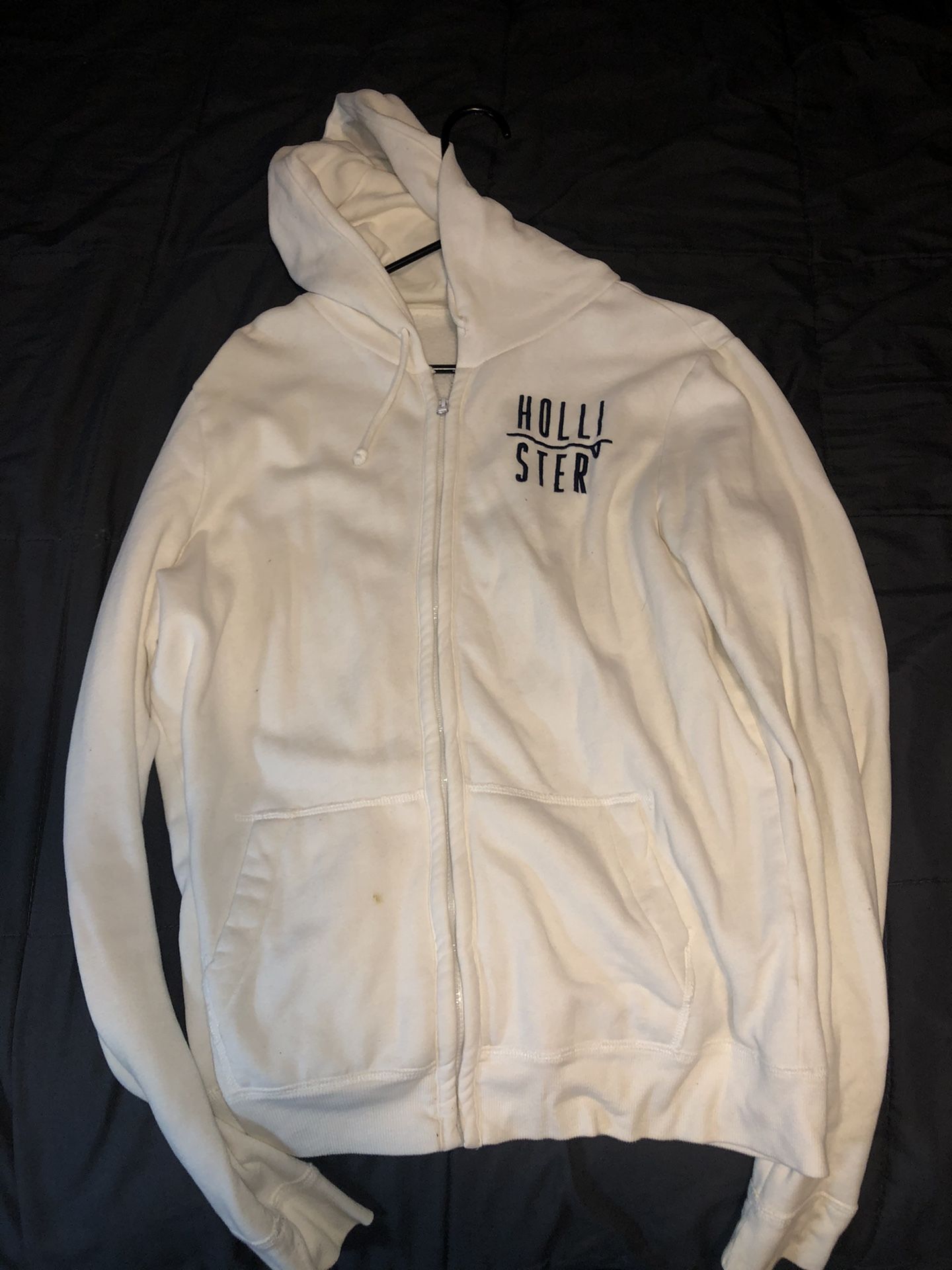 White Hollister Hoodie 
