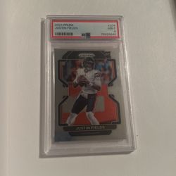 Justin Fields rookie psa 9